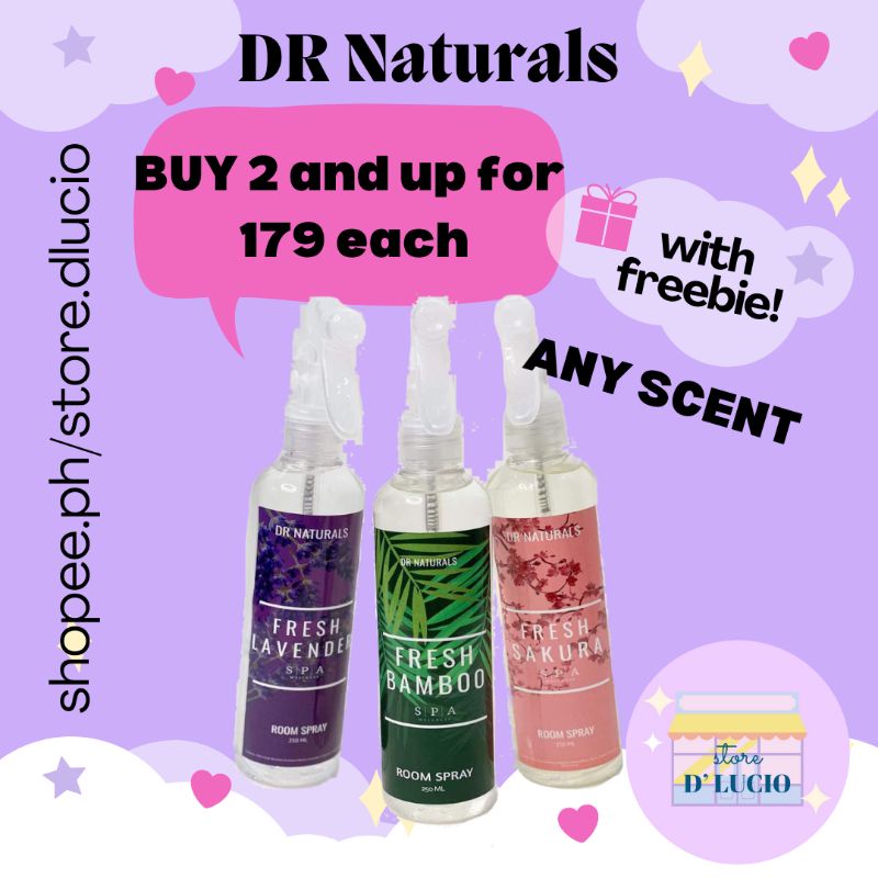 DR Naturals Fresh Bamboo Room Spray (250 ml) Shopee Philippines