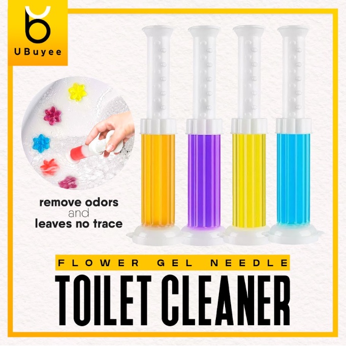 6 Style Toilet Deodorant Flower Air Freshener Cleaner Gel Detergent