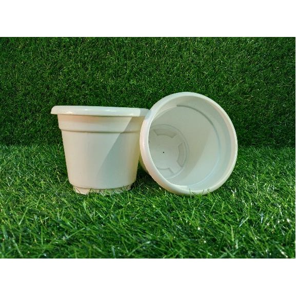 AB120 12pcs (11 x 10) White flower pot (big) Shopee Philippines