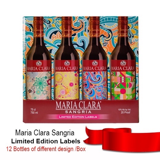 Maria Clara Sangria Limited Edition Label 750ml. Shopee Philippines