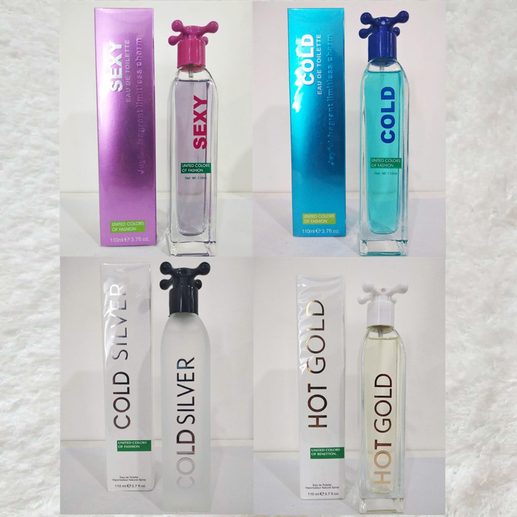 Assorted United Colors Of Perfume (110ml) for men and women Shopee Philippines