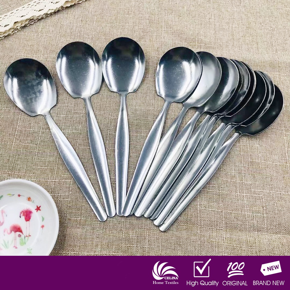 Celina Home Textiles 12Pcs Stainless Steel Table / Soup Laddle