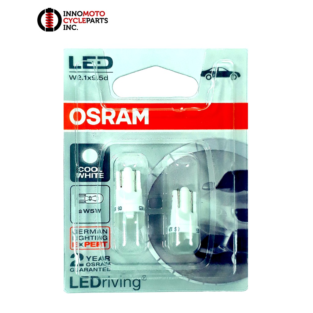 Osram LED Park Light W5W 0.5 watts Cool white for motorcycle and