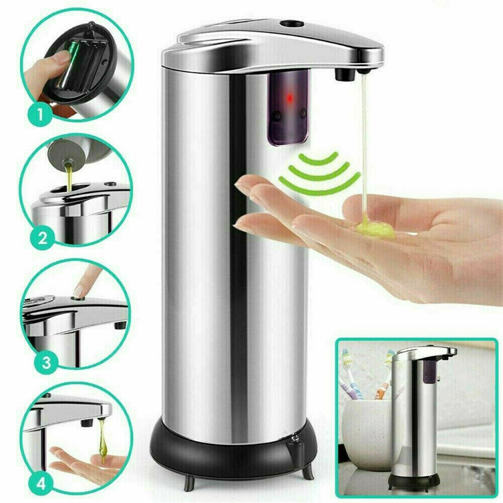Automatic Touchless 300ML Soap Dispensers Battery Operated, Touchless