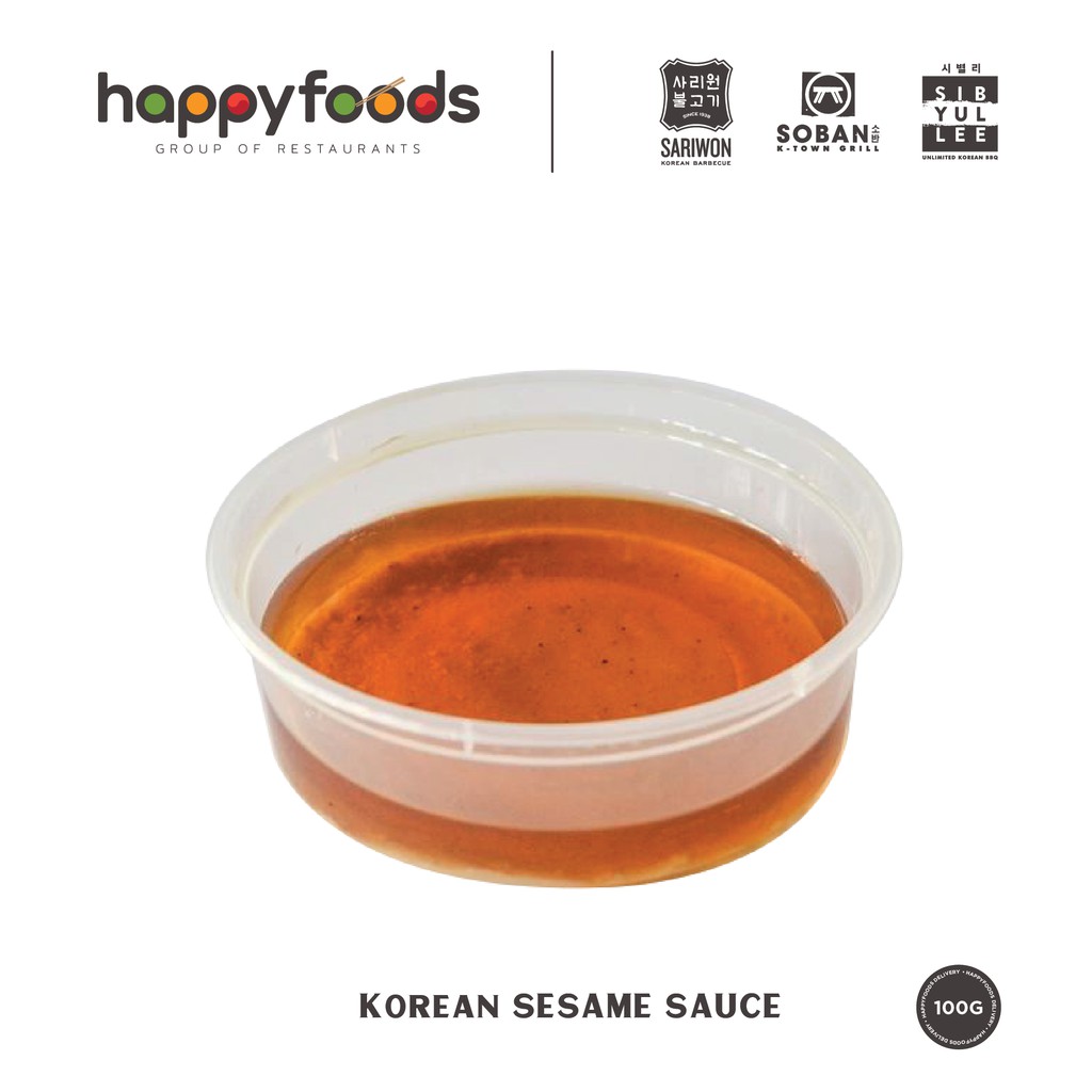 Happyfoods Korean Delivery Sesame Sauce for Meats, KBBQ, Samgyupsal (100g) Shopee Philippines