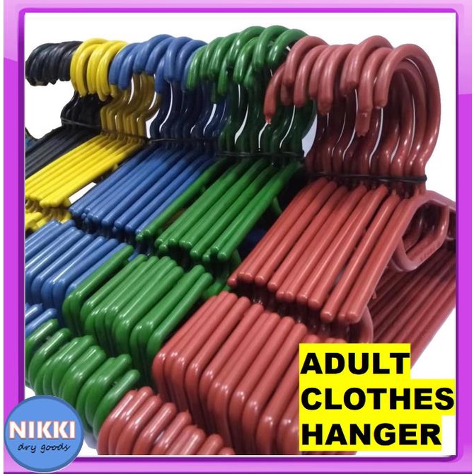 1Dozen Plastic Hanger Adult Hanger Plastic Clothes Hanger Laundry