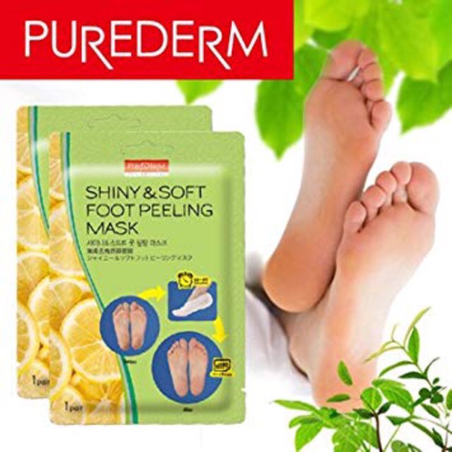 PUREDERM SHINY AND SOFT FOOT PEELING MASK AUTHENTIC Shopee Philippines