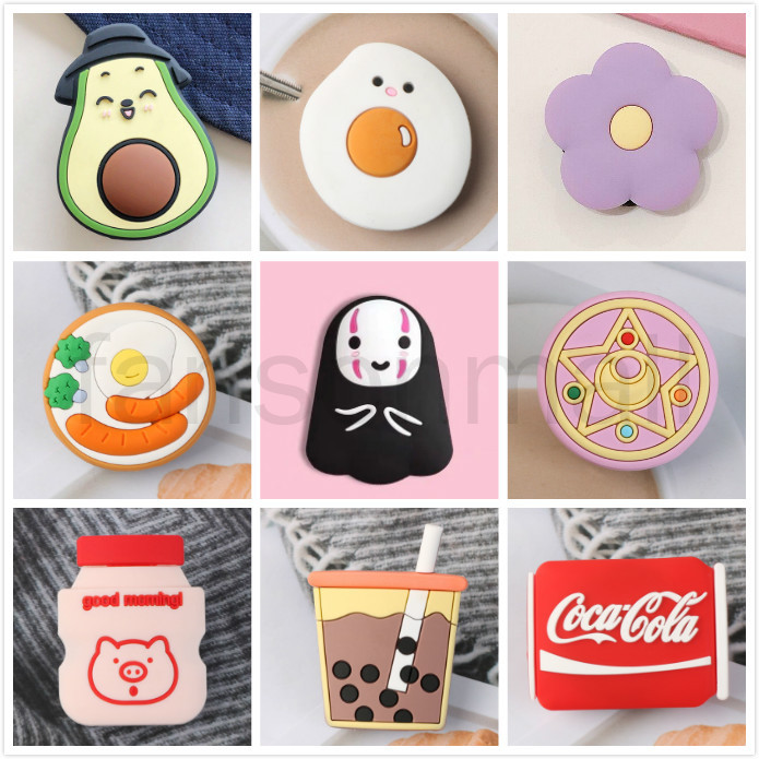 3D Popsocket Air Bag Phone Finger Holder Cartoon Cute Pop Socket Phone