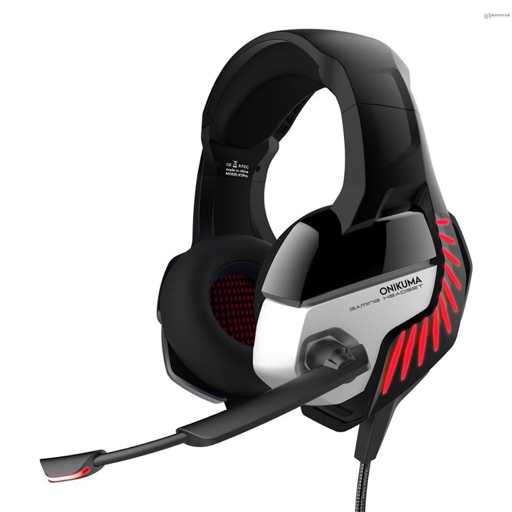 ONIKUMA K5 PRO Gaming Headset with Microphone PC Gamer 3.5mm Stereo