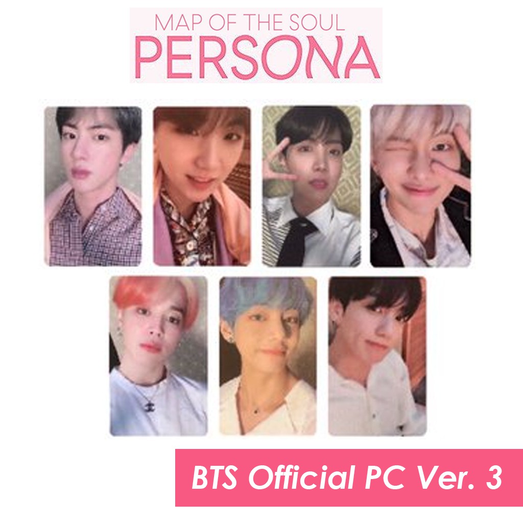 BTS Persona Official Album Photocards Version 3 Shopee Philippines