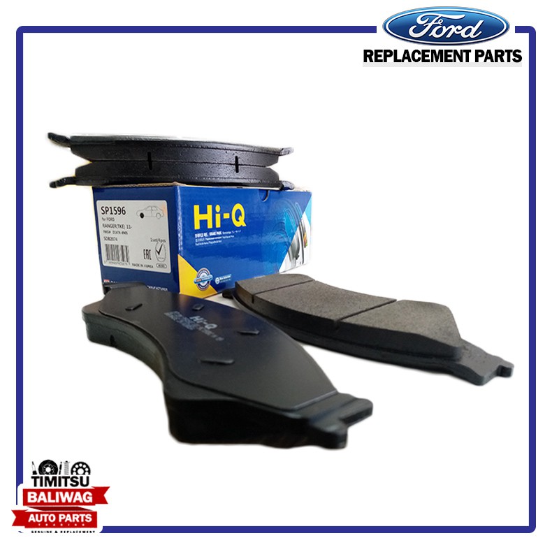 HIQ FRONT BRAKE PADS SET FOR FORD RANGER 2012UP/EVEREST 20122015