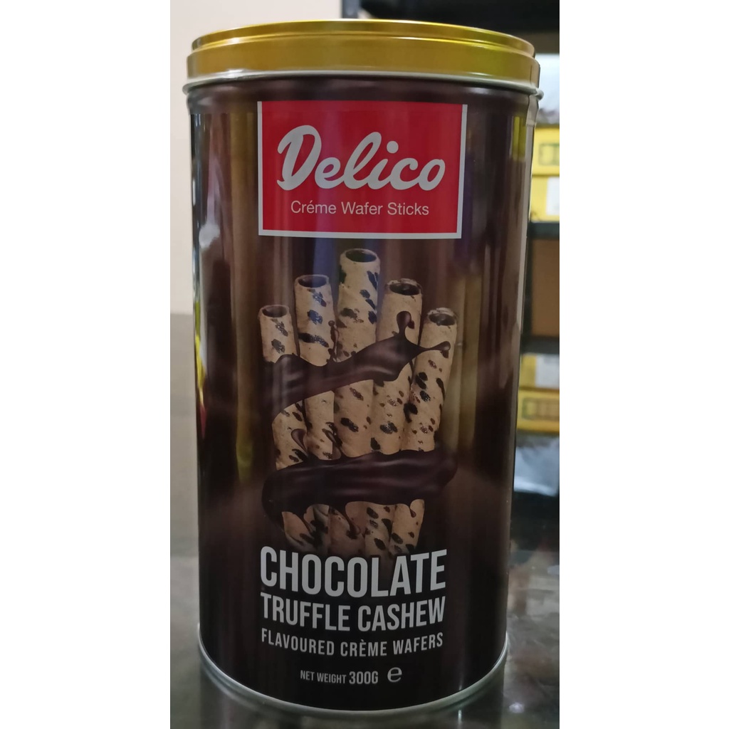 Delico (Chocolate Truffle Cashew / Cookies N Cream / Cappuccino) Wafer