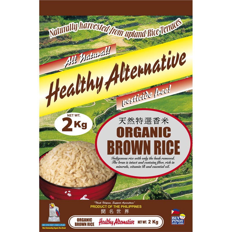 Healthy Alternative Brown Rice 2Kg | Shopee Philippines