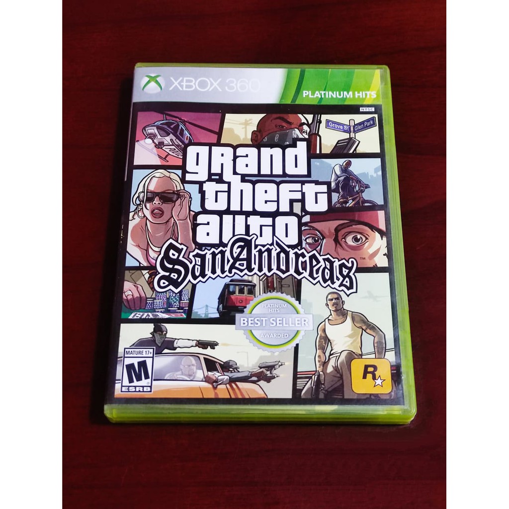 Grand Theft Auto/GTA San Andreas xbox 360 Shopee Philippines
