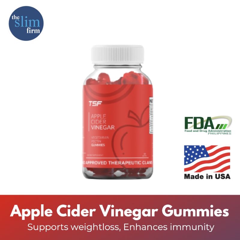 TSF Apple Cider Vinegar Gummies (60 gummies) Shopee Philippines