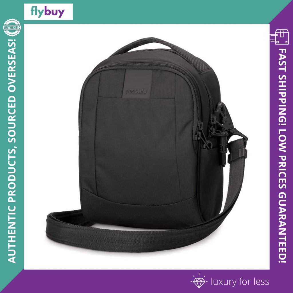 Pacsafe Metrosafe LS100 3 Liter Anti Theft Shoulder Bag Fits 7 inch