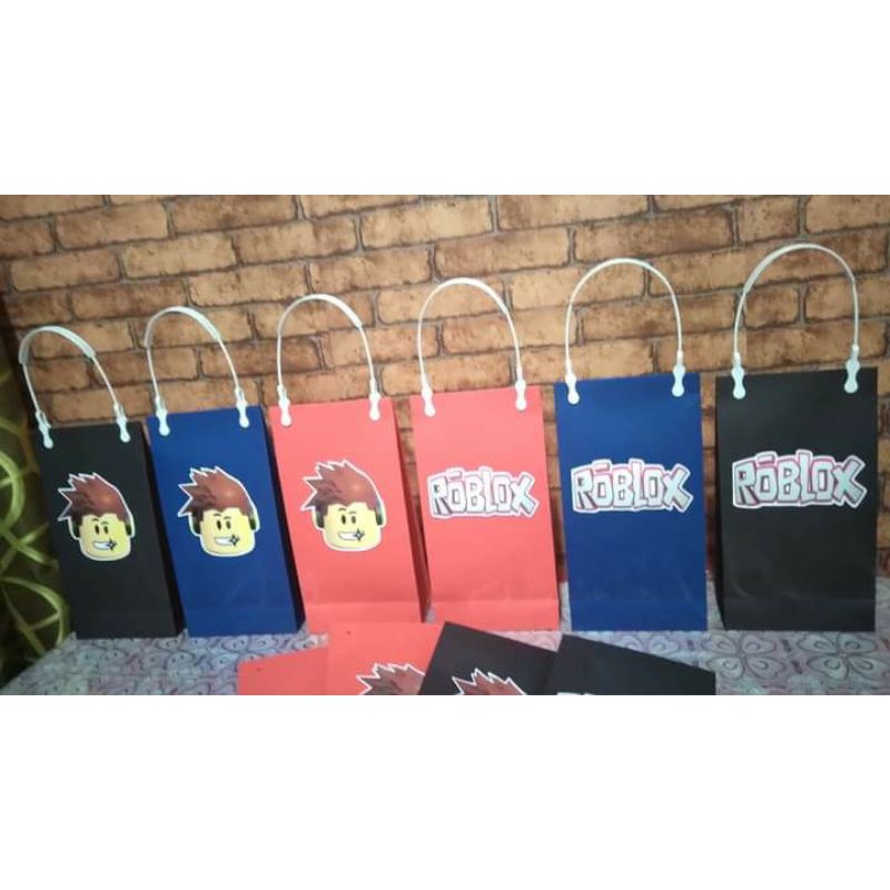 ROBLOX Themed Paper Loot Bag Shopee Philippines