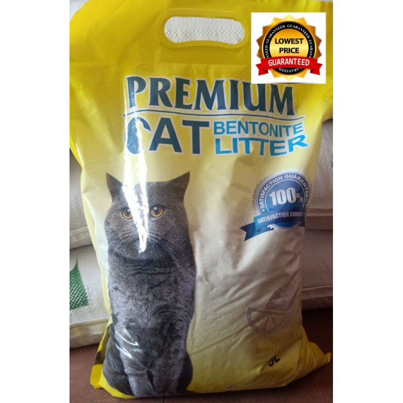 PREMIUM BENTONITE CAT LITTER SAND Strong Clumping Bentonite 5Lts or