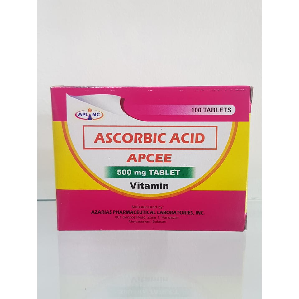 Ascorbic Acid 500mg Apcee Shopee Philippines