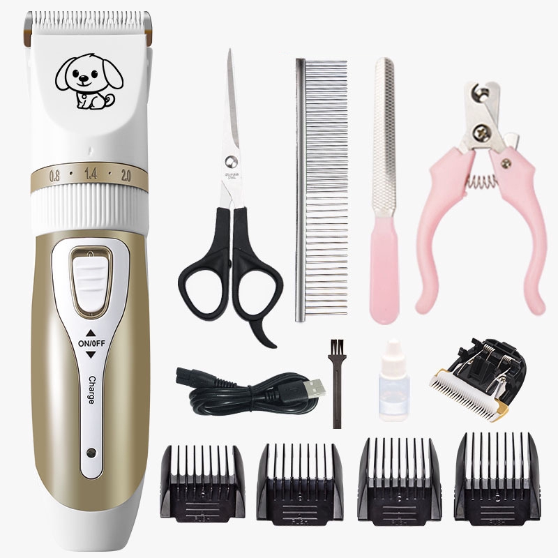 Pet Grooming Kit Cordless Professional Rechargeable Pet Cat Dog Hair