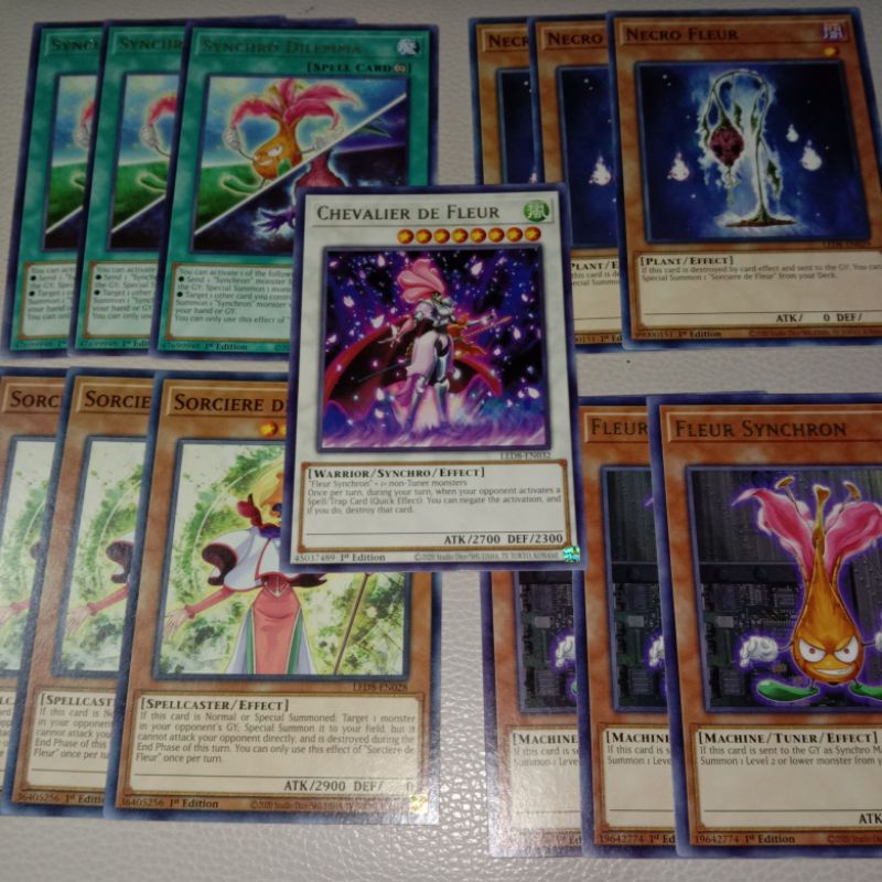 13 Fleur YuGiOh! TCG Synchron Necro Chevalier Sorciere de Fleur YuGi