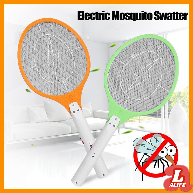 Large Electric Fly SwatterRechargeable with safety touch net to kill