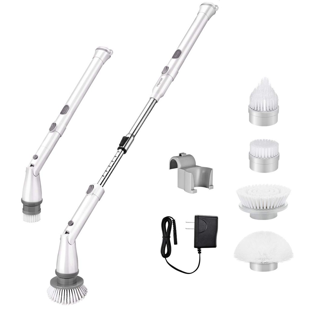 Homitt Electric Spin Scrubber Cordless Shower Scrubber Builtin 2 LG