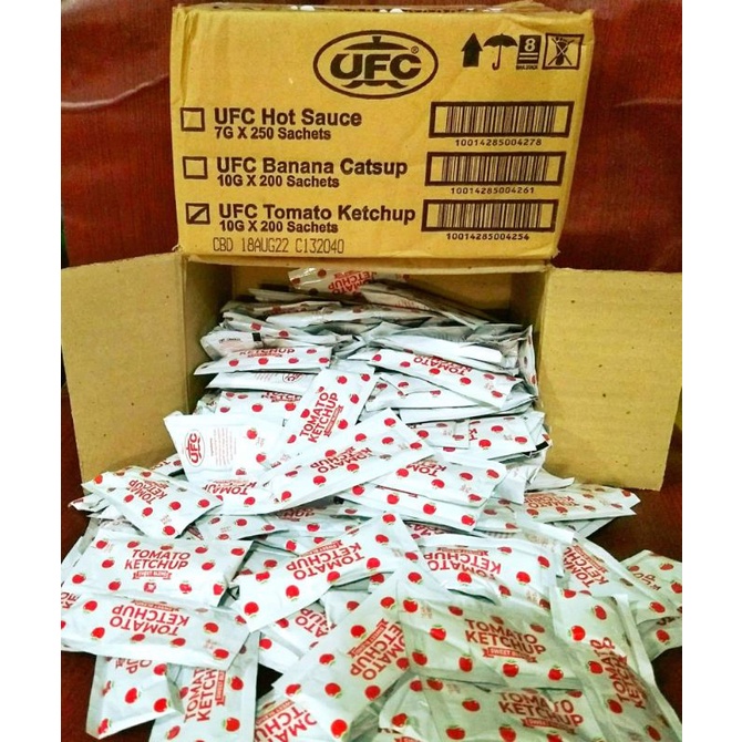 200pcs TOMATO KETCHUP Sachets by UFC 10gms/sachet Shopee Philippines
