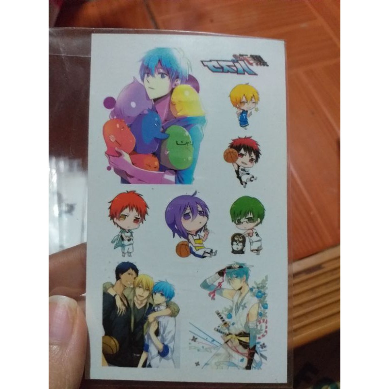 Kuroko No Basket Anime Tattoo | Shopee Philippines 800_x_800_jpg