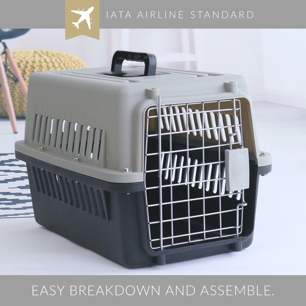 Pet travel crates carrier for small dogs cats transport