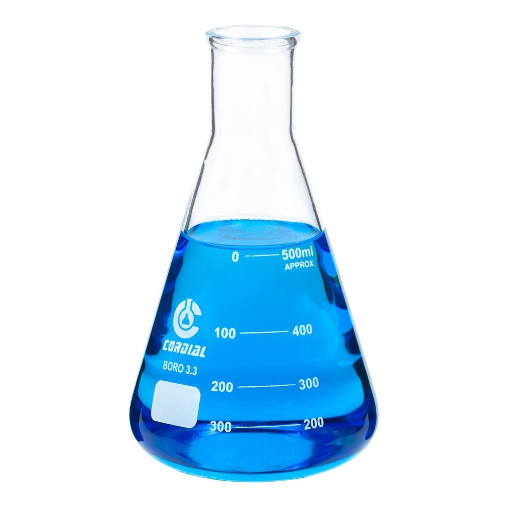 500ML ERLENMEYER FLASK NARROW MOUTH BOROSILICATE GLASS Shopee Philippines