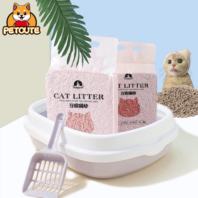 Cat Litter Box and litters & Deodorant Beads 2 in 1 Set Discount