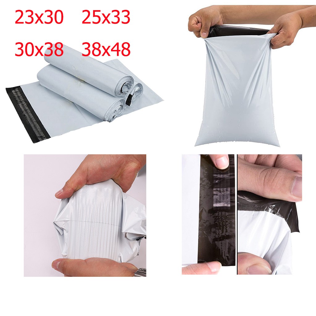 100pcs opp Plastic Courier parcel Pouch Packaging Opp Bag Small Medium