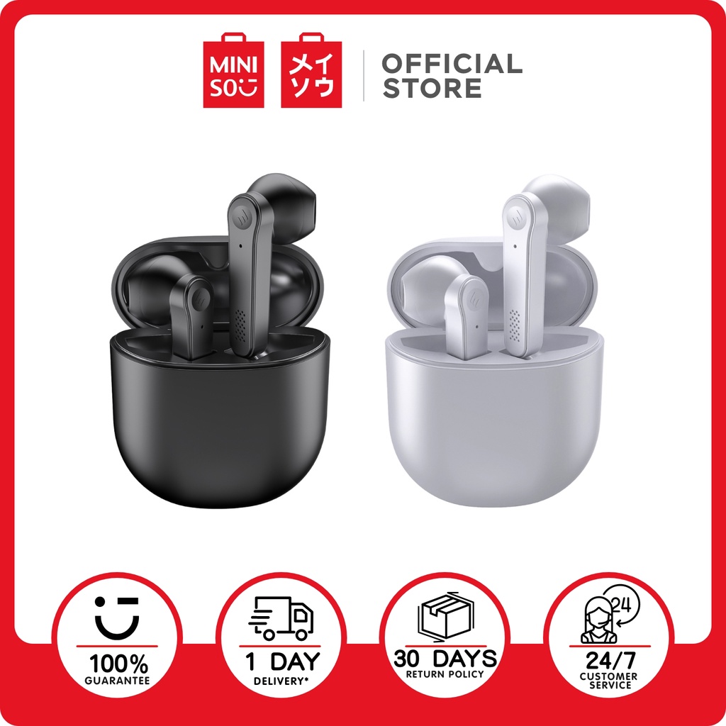 Miniso Lightweight Tws Earphones Model X16 Black | Shopee Philippines