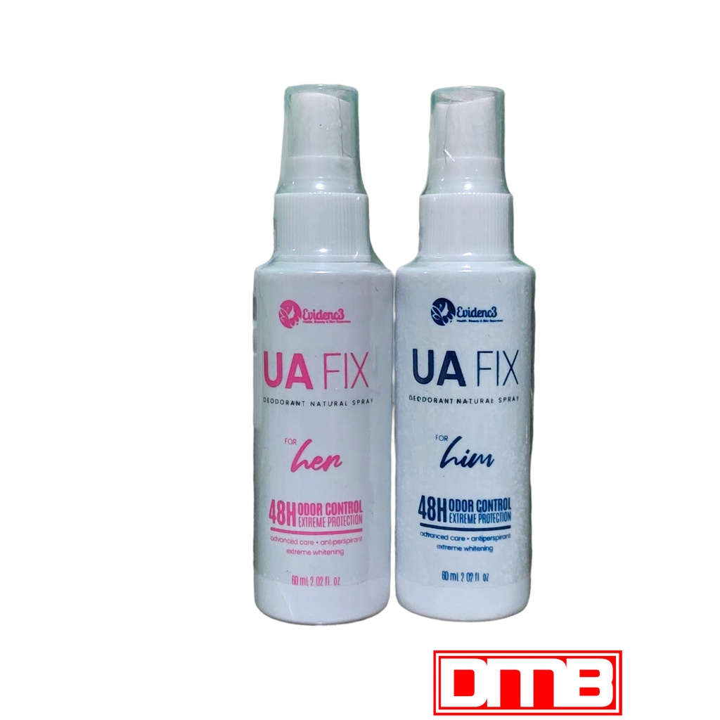 UA Fix Deodorant Natural Spray for Him and for Her 60ml Shopee