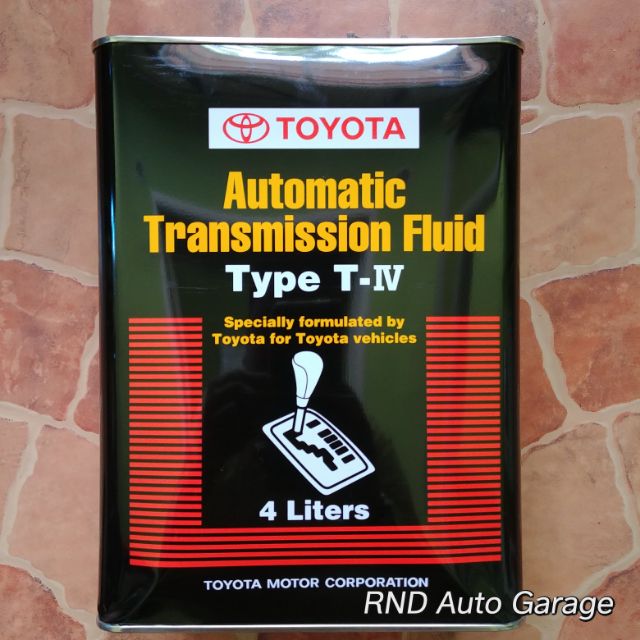 Toyota ATF Type TIV (4 Liters) Shopee Philippines