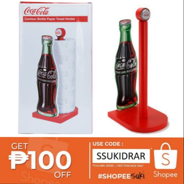 CocaCola Contour Bottle Paper Towel Holder Shopee Philippines