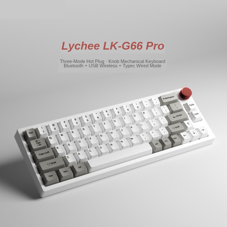 Lychee G66 G66Pro RGB hotswappable Trimode Bluetooth wireless