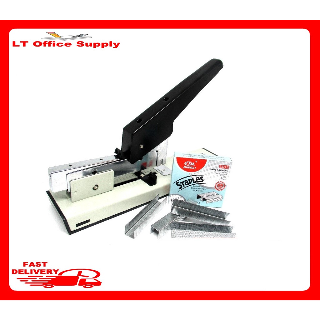 100 Sheets Capacity Heavy Duty Stapler Set High Quality with Staples 1