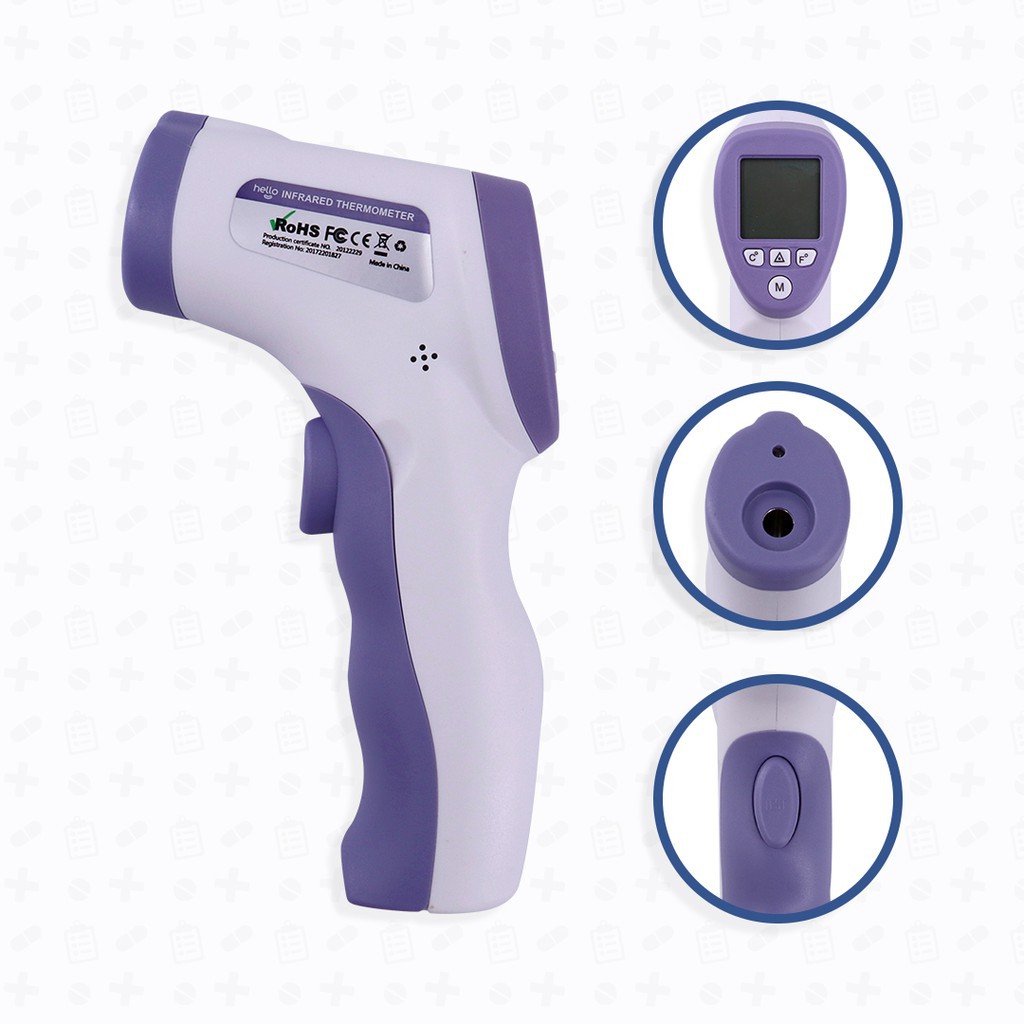 Infrared Thermometer Non Contact LCD Display Thermal Scanner