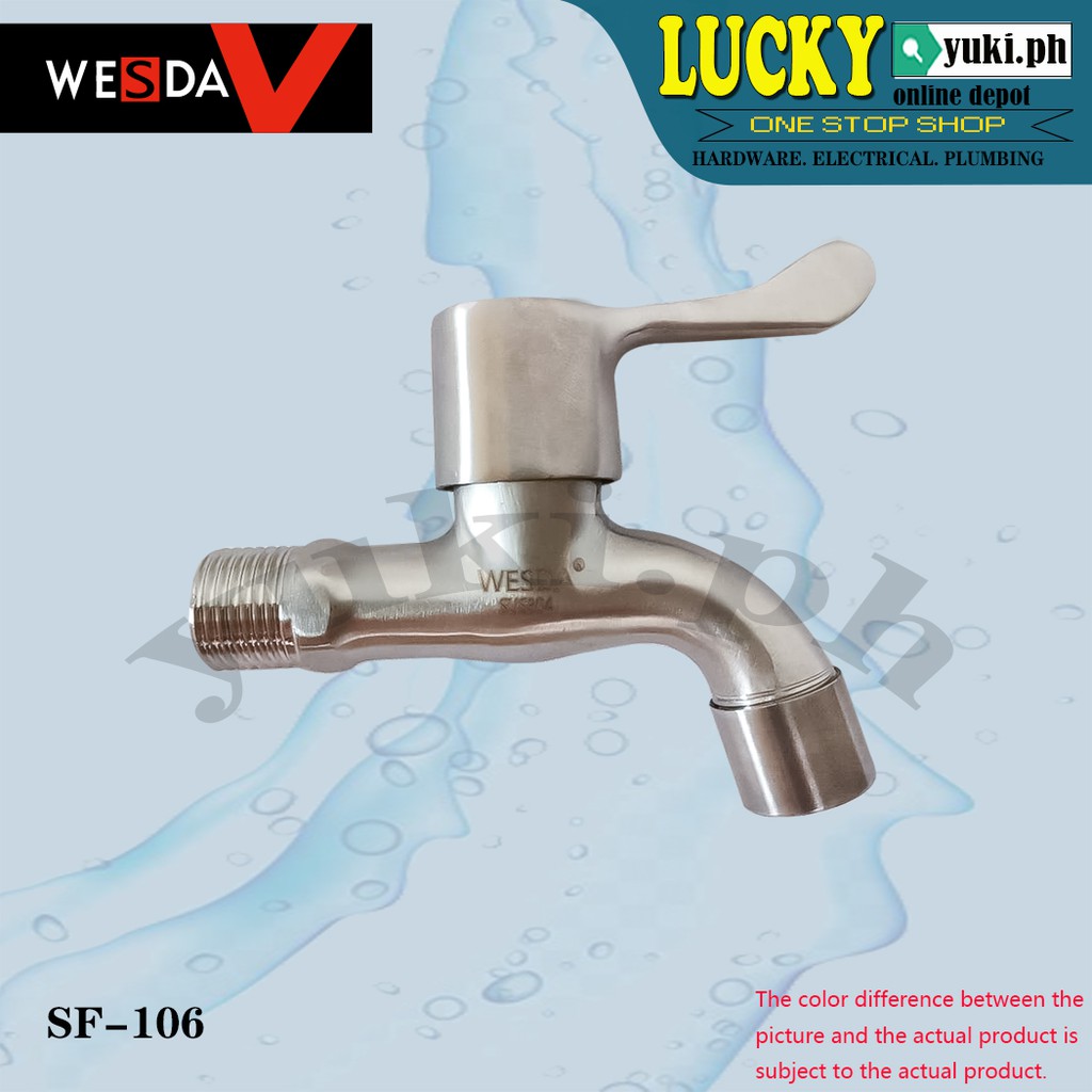 SF106 WESDA 304 stainless steel sink faucet with/fiter Shopee Philippines