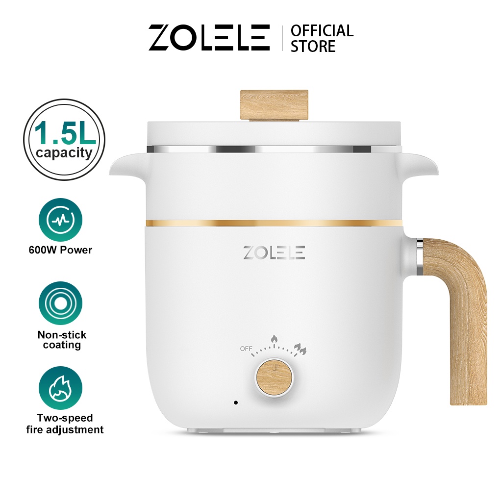 ZOLELE ZC302 Mini Multifunction Cooker NonStick Inner Pot With
