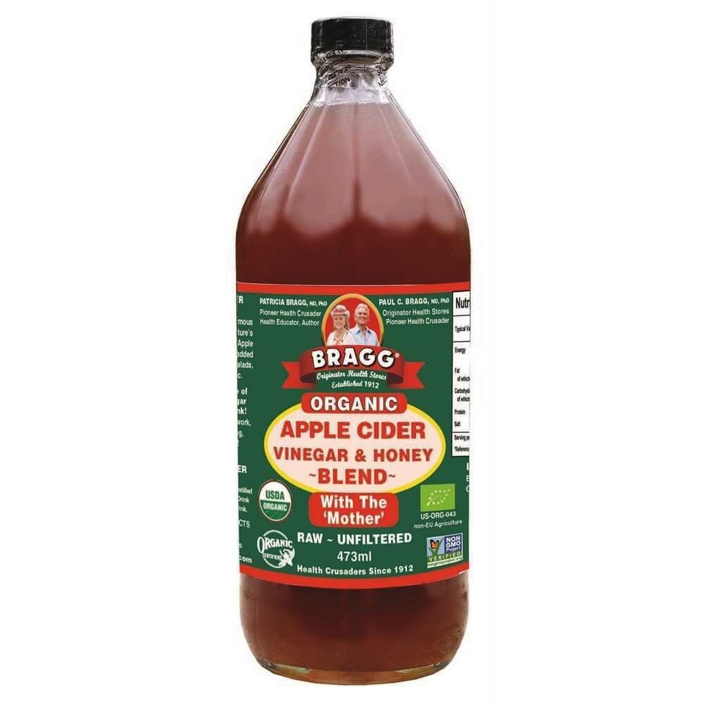 Bragg Organic Apple Cider Vinegar & Honey Blend 473 ml Shopee Philippines