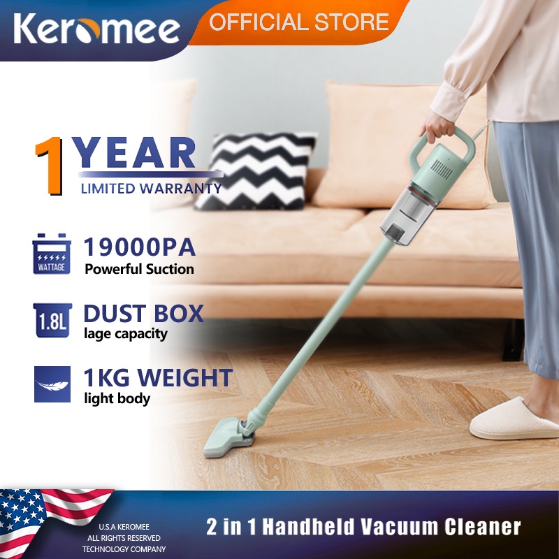 Keromee 2in1 Handheld wireless Vacuum Cleaner Mini Vaccum for home