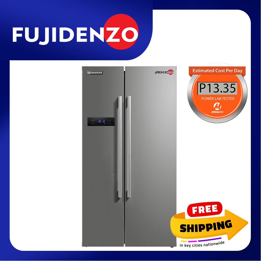 Fujidenzo 20 cu. ft. HD Inverter Side by Side Refrigerator ISR20 SS (Stainless Steel) Shopee