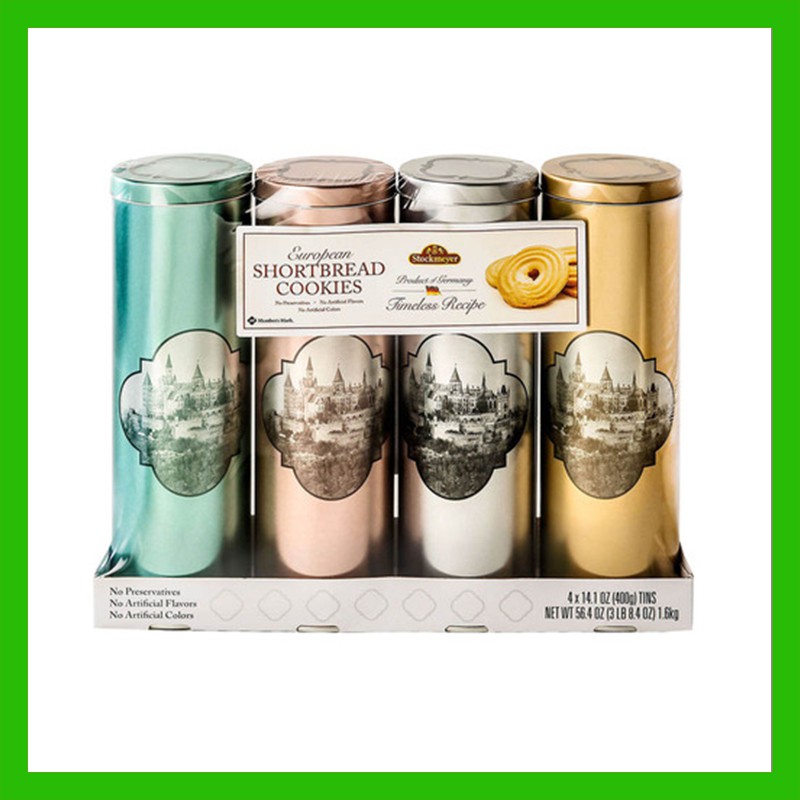 Member's Mark European Shortbread Cookies Tins 4x400g Shopee Philippines
