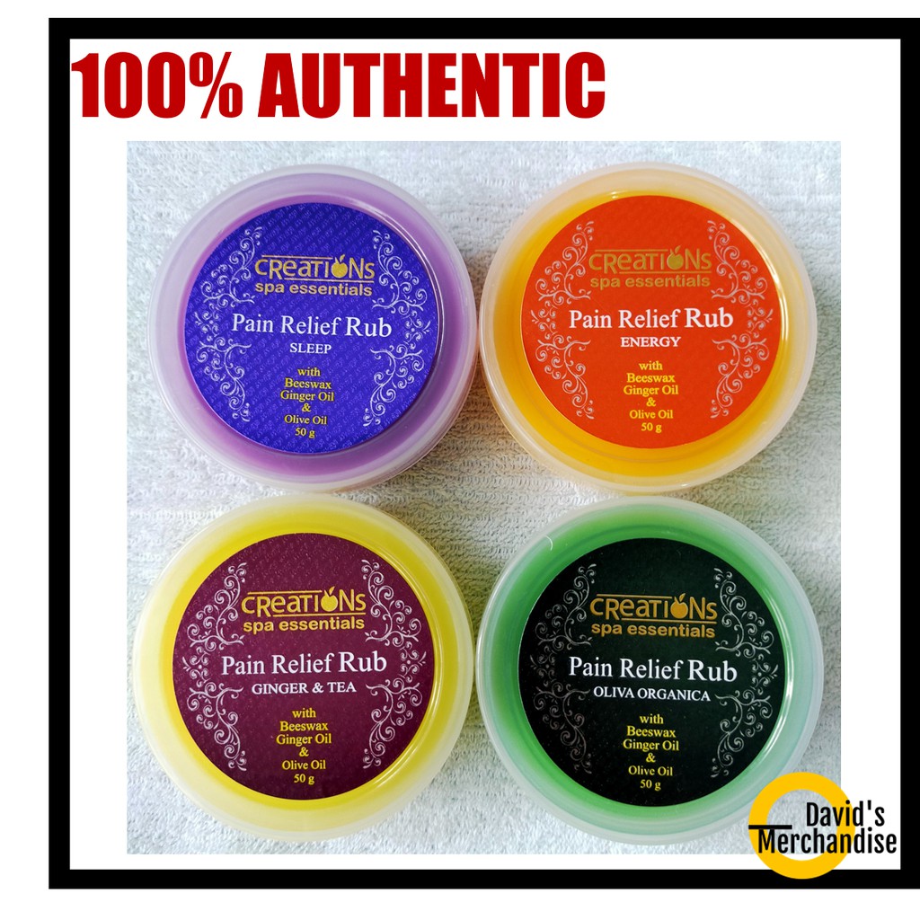 Creations Spa Essentials Pain Relief Rub (50g) Shopee Philippines