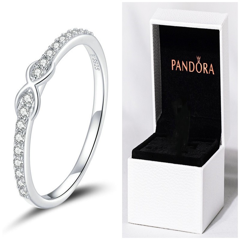 Pandora Ring With Box Promise Ring 925 Silver Korean