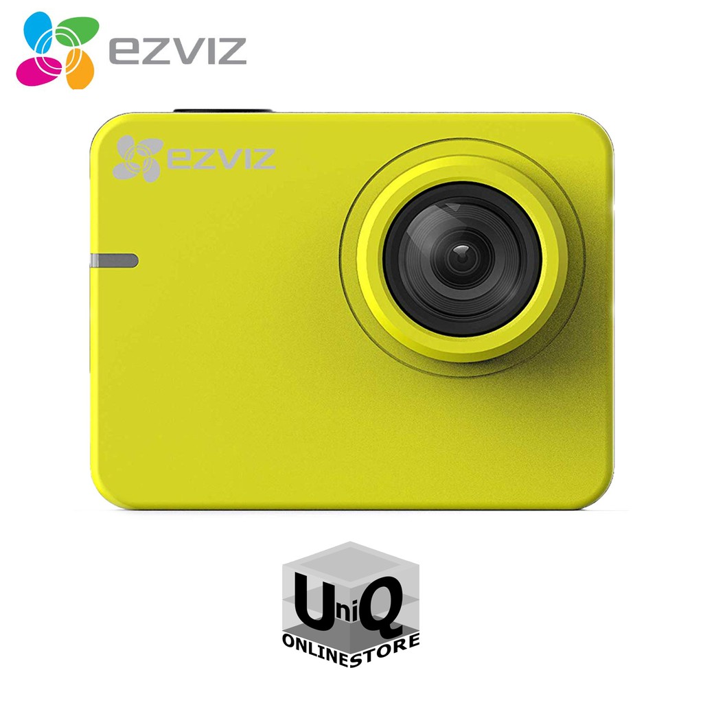 Ezviz S2 CSSP206B068WFBS 2in1 Action/Dash Camera Yellow Shopee
