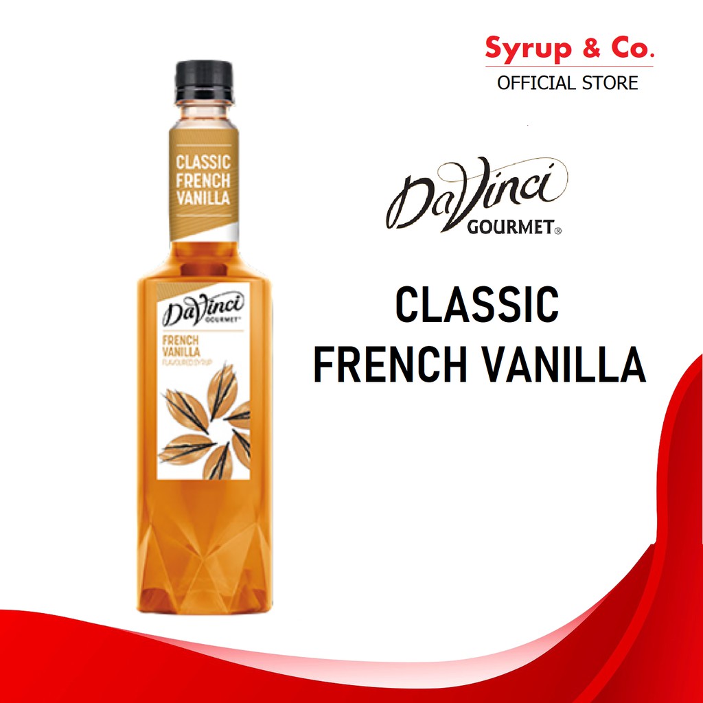 DAVINCI Gourmet Syrup FRENCH VANILLA Flavor 750ml Shopee Philippines